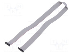 Ribbon cable with IDC connectors; Tape ph: 0.64mm; 558.8mm