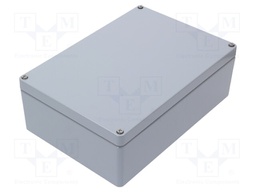 Enclosure: multipurpose; X: 230mm; Y: 330mm; Z: 111mm; ALR; aluminium