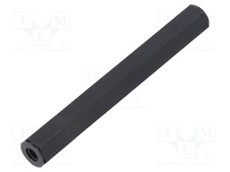 Screwed spacer sleeve; cylindrical; polyamide; M5; 65mm