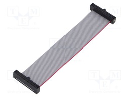 Ribbon cable with IDC connectors; Tape ph: 0.64mm; 81.28mm