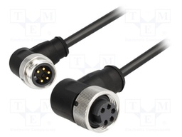 Cable: for sensors/automation; 7/8"-7/8"; 2m; male; female; PIN: 5