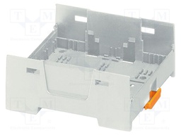 Enclosure base; grey; UL94V-0; EH 67,5 F; for DIN rail mounting