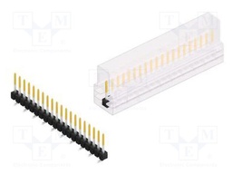 Connector: pin strips; pin header; male; PIN: 20; 2.54mm; SMT; 1x20