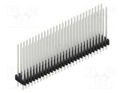 Connector: pin strips; pin header; male; PIN: 58; 1.27mm; THT; 2x29