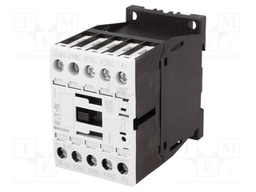 Contactor: 4-pole; NC x2 + NO x2; 24VDC; 4A; DIN; DILA-22; W: 45mm