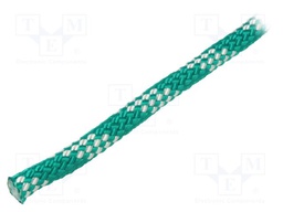 Rope; polypropylene; Ørope: 12mm; L: 50m; with a core; green