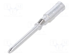 Contact; male; 1.6mm; silver plated; 1.5mm2; 16AWG÷15AWG; crimped