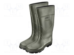 Boots; Size: 40; grey; PVC; slip