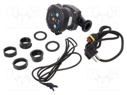 Type of pump: circulator; API; 230VAC; IP44; Temp: 0÷40°C; 95%; 50Hz