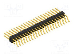 Connector: pin strips; pin header; male; PIN: 44; 2.54mm; SMT; 2x22