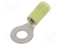 Ring terminal; M6; 2.5÷6mm2; insulated; tinned; copper; -55÷105°C
