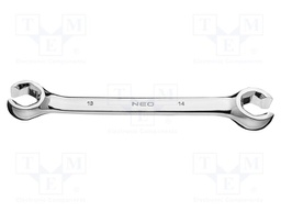 Wrench; flare nut wrench; 13mm,14mm; Chrom-vanadium steel
