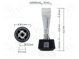Tip; chisel; 10mm; longlife; for soldering station