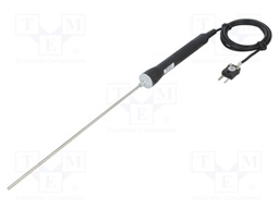 K-type temperature probe; -50÷700°C; Accur: ±(0,75% + 2,2˚C)