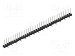 Connector: pin strips; pin header; male; PIN: 31; 2.54mm; SMT; 1x31
