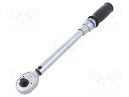 Wrench; dynamometric; 10÷60Nm; Mounting: 3/8"; with button
