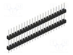 Connector: pin strips; pin header; male; PIN: 22; 2.54mm; THT; 1x22