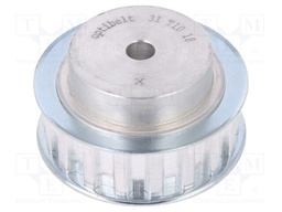 Belt pulley; T10; W: 16mm; whell width: 31mm; Ø: 55.45mm; aluminium