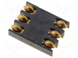 Connector: for cards; SIM; without ejector,without cover; SMT