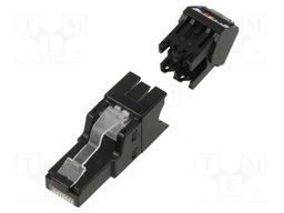 Plug; RJ45; PIN: 8; Cat: 6a; Layout: 8p8c; 26AWG÷22AWG; for cable