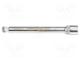 Extension; socket spanner; square; 1/4"; Chrom-vanadium steel