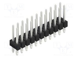 Connector: pin strips; pin header; male; PIN: 22; 2.54mm; THT; 2x11