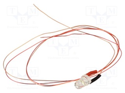LED; white cold; 3mm; 30°; 8500-18000K; Leads: leads x2; 2.6÷3.2VDC
