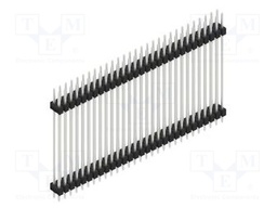 Connector: pin strips; pin header; male; PIN: 58; 2.54mm; THT; 2x29