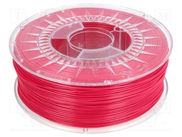 Filament: PLA; 1.75mm; red (raspberry); 200÷235°C; 1kg; ±0,05mm