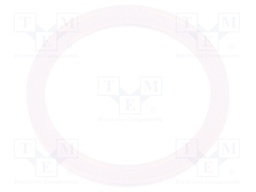 Gasket; polyetylene; D: 2mm; Øint: 20.4mm; Øout: 25mm; PG13,5