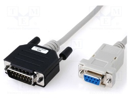 Communication cable; Interface: RS232 / TTY