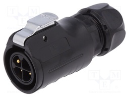 Plug; Connector: circular; size 20; 02; male; PIN: 4; with latch