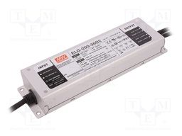 Power supply: switched-mode; LED; 199.8W; 36VDC; 5.55A; 100÷305VAC
