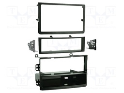 Radio frame; Nissan; 2 DIN; black