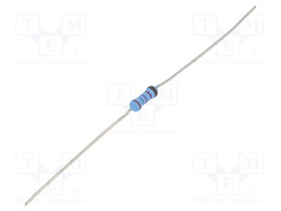 Resistor: thin film; THT; 28.7kΩ; 600mW; ±5%; Ø2.5x6.5mm; 50ppm/°C