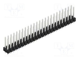 Connector: pin strips; pin header; male; PIN: 48; 2.54mm; THT; 2x24