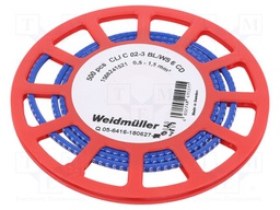 Markers for cables and wires; 1.3÷3mm; PVC; -30÷80°C; leaded