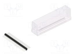 Connector: pin strips; pin header; male; PIN: 28; 1.27mm; SMT; 1x28