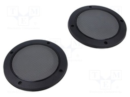 Loudspeaker grille; 130mm; metal,plastic; 2pcs.