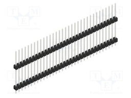 Connector: pin strips; pin header; male; PIN: 33; 2.54mm; THT; 1x33