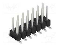 Connector: pin strips; pin header; male; PIN: 14; 2.54mm; SMT; 2x7