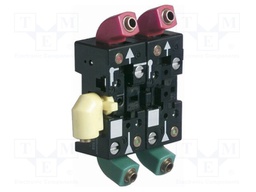 Pneumatic module, two hand operation