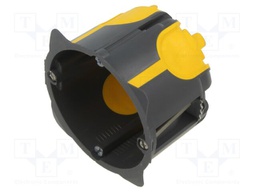 Enclosure: junction box; Ø: 67mm; Z: 50mm; plaster embedded; IP40