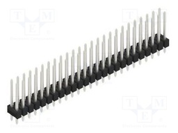 Connector: pin strips; pin header; male; PIN: 50; 2.54mm; THT; 2x25