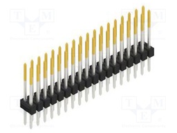 Connector: pin strips; pin header; male; PIN: 36; 2.54mm; THT; 2x18