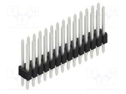 Connector: pin strips; pin header; male; PIN: 28; 1.27mm; THT; 2x14