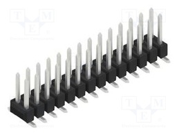 Connector: pin strips; pin header; male; PIN: 28; 2.54mm; SMT; 2x14