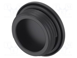 Stopper; polyamide; black; IP68; Entrelec; Gland: PG11; 6mm
