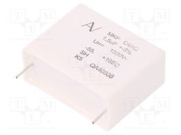 Capacitor: polypropylene; DC-Link; 1.5uF; ESR: 17.7mΩ; C4AQ; THT