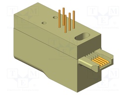Test plug; PS-USB; L: 25mm; W: 7.6mm; USB B micro; H: 11.9mm